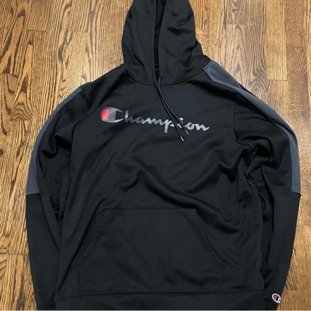 Champion Black Athletic Hoodie